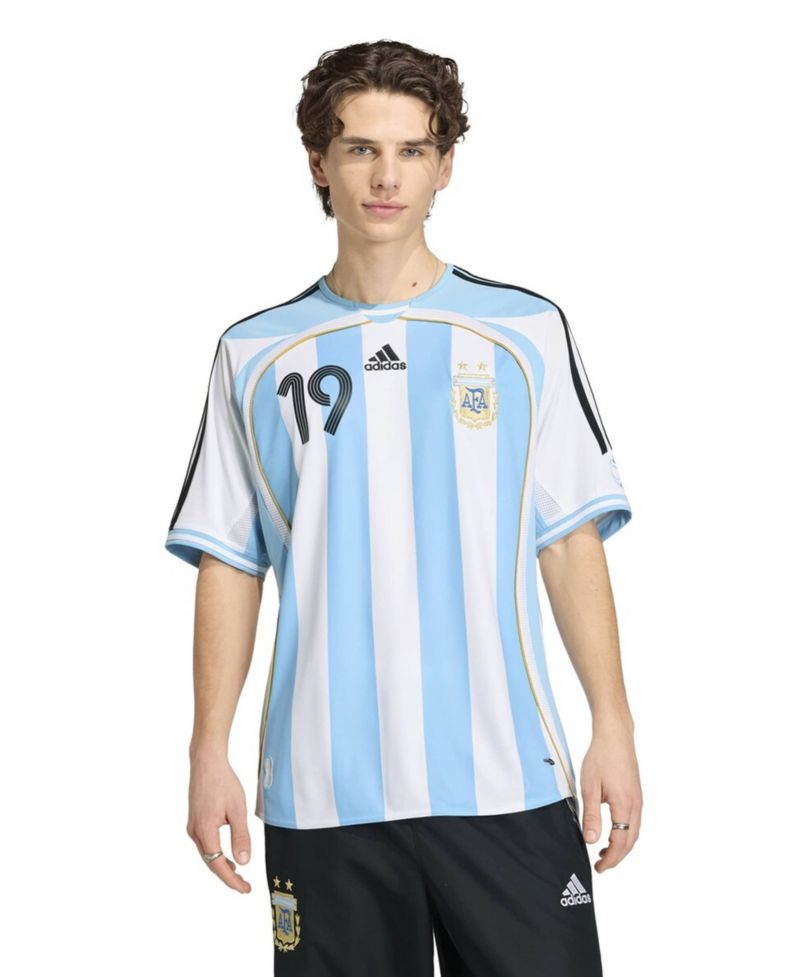 Men's Lionel Messi White Argentina National Team 2006 Bringback Home Jersey