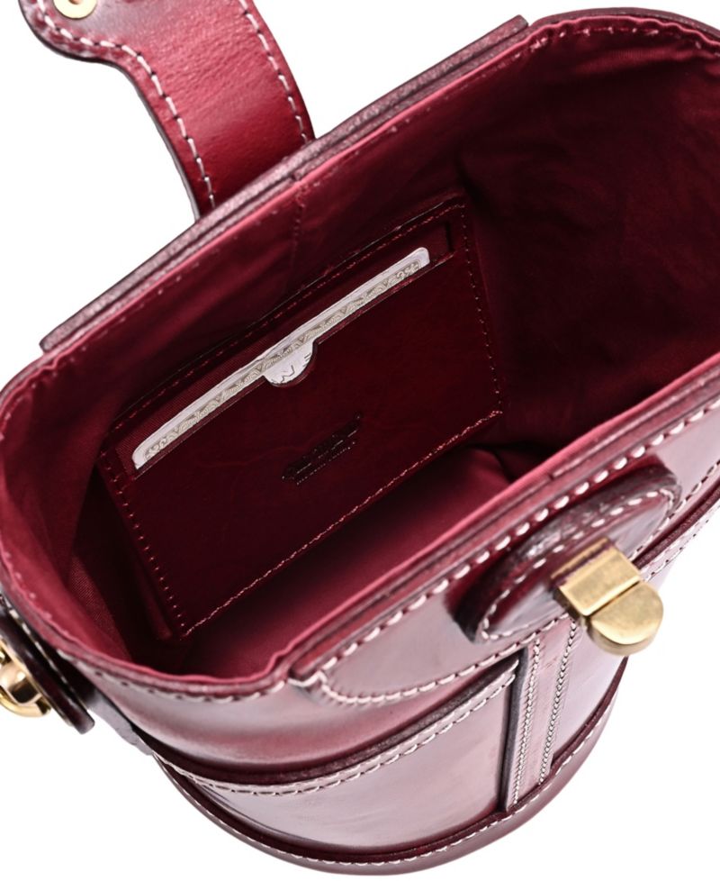 Begonia Vintage Bucket Crossbody Bag