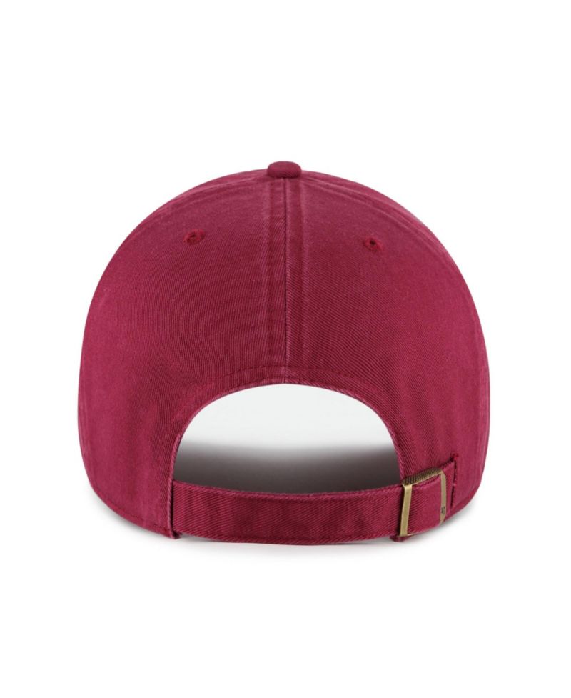 Men's '47 Burgundy Washington Commanders American Flag Clean Up Adjustable Hat