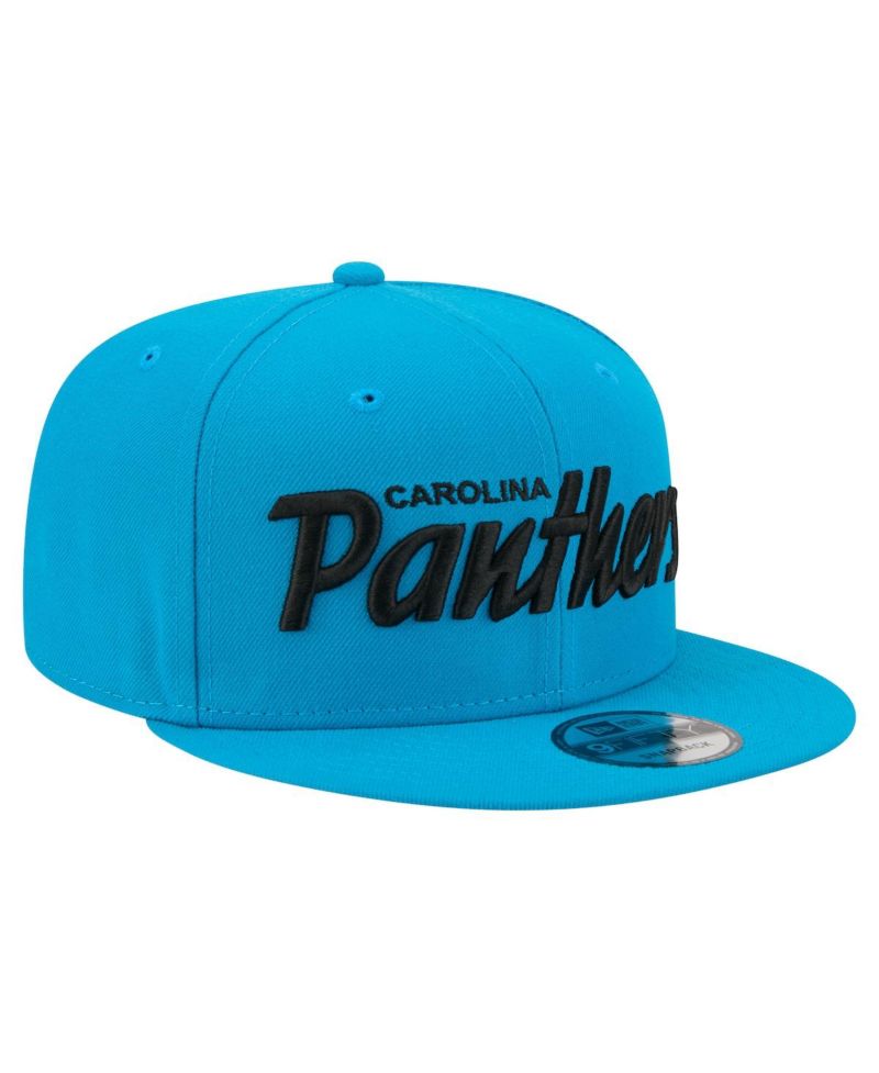 Men's Blue Carolina Panthers Core Team Script 9FIFTY Snapback Hat