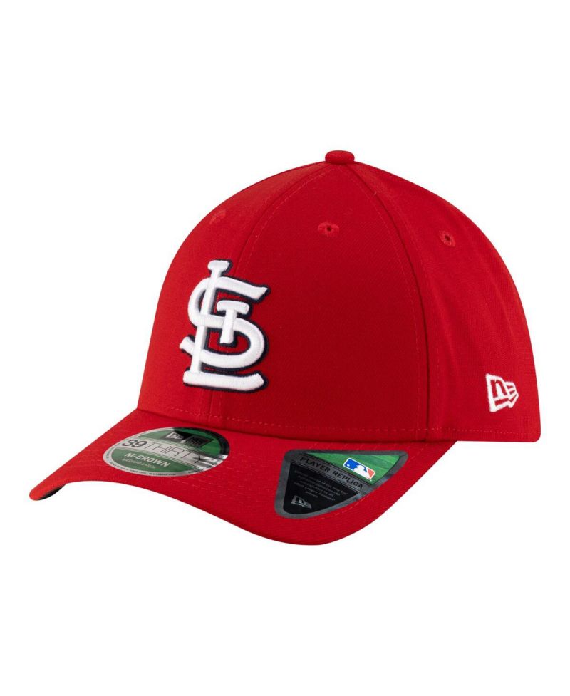 Men's Red St. Louis Cardinals Player Replica 39THIRTY M-Crown Flex Hat