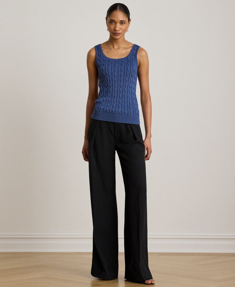 Women's Slim-Fit Sleeveless Sweater