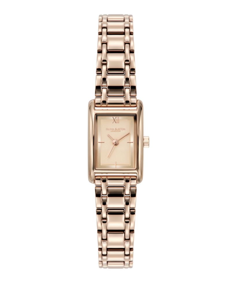 Women's Mini Grove Rose Gold Tone Stainless Steel Bracelet Watch, 16mm
