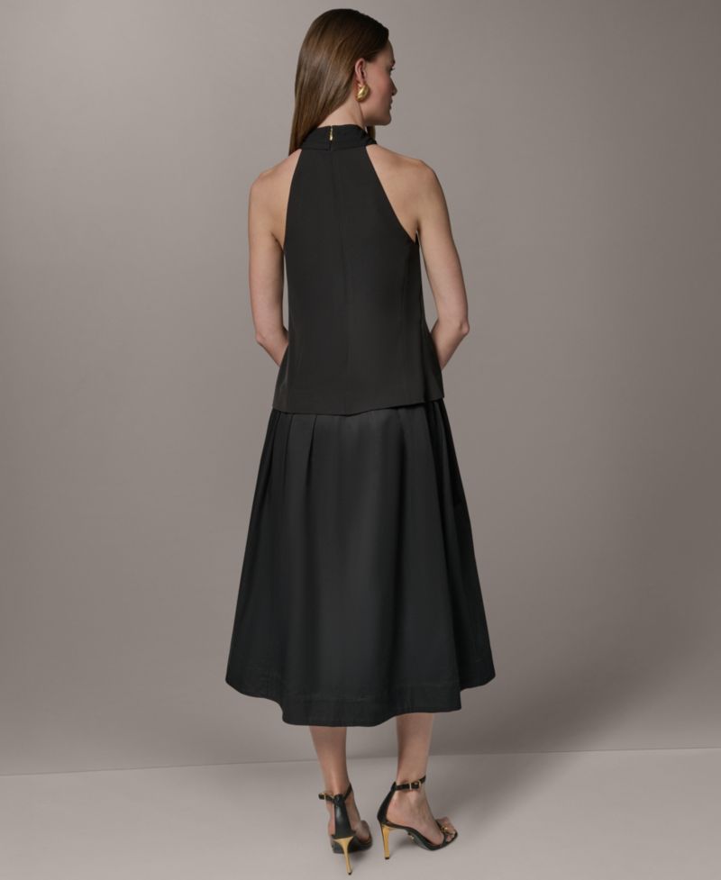 Petite Twist Halter Neck Dress