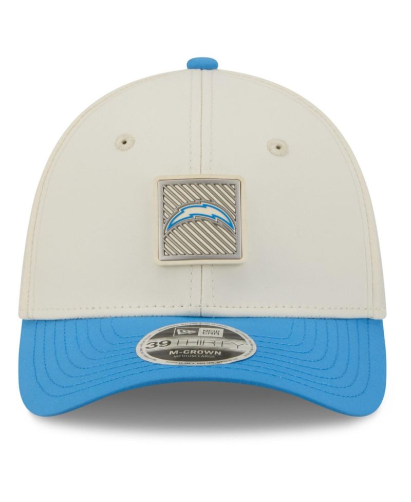 Men's Cream/Powder Blue Los Angeles Chargers 2026 NFL Training Camp 39THIRTY Flex Hat