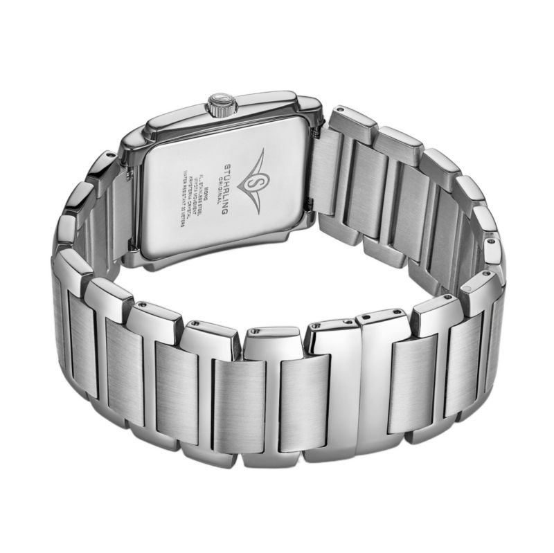 Women s 4089.2 Serafine Rectangular Quartz Watch, Mother-of-Pearl Dial & Swarovski Crystal Bezel