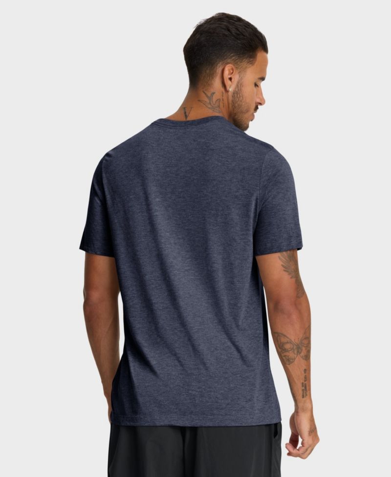 Men's Heather Navy Auburn Tigers Legacy Mantra Tri-Blend T-Shirt