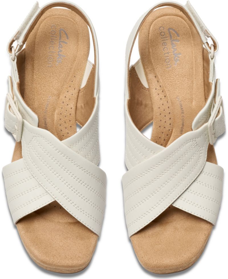 Collection Nerisa West Buckle Wedge Sandals