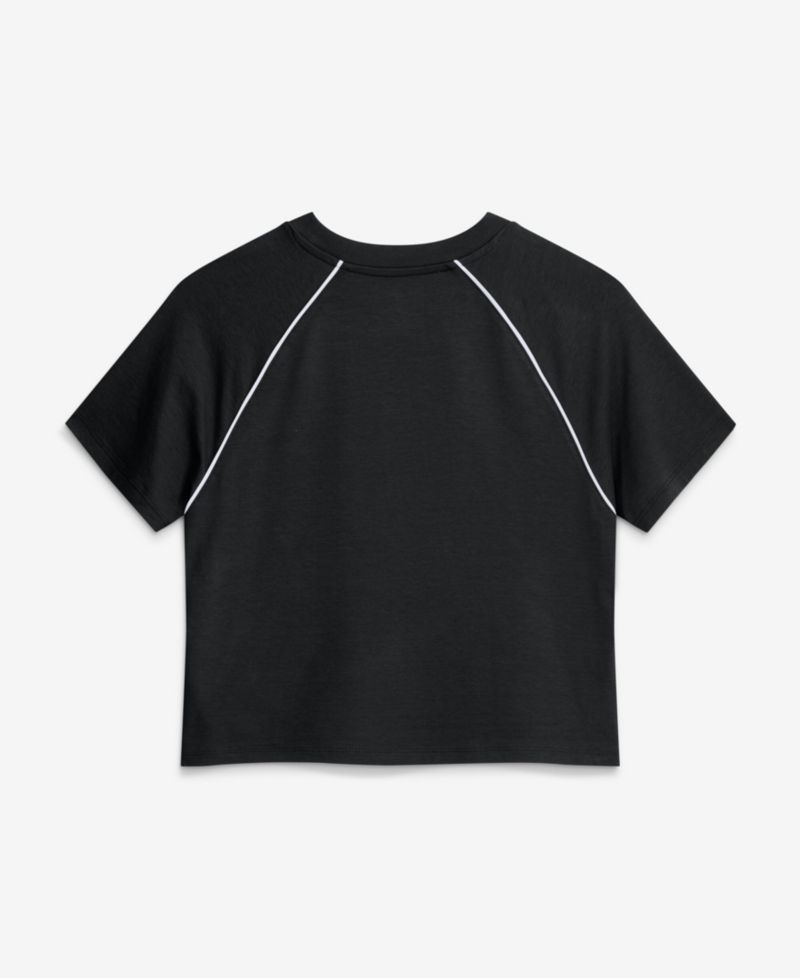 Women's Pittsburgh Steelers Offensive Scheme Raglan Cropped Top