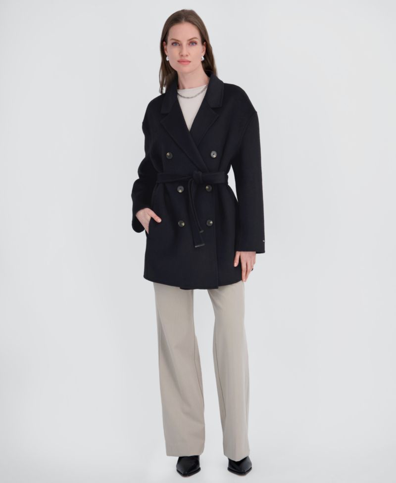 Women's Double-Faced Belted Coat