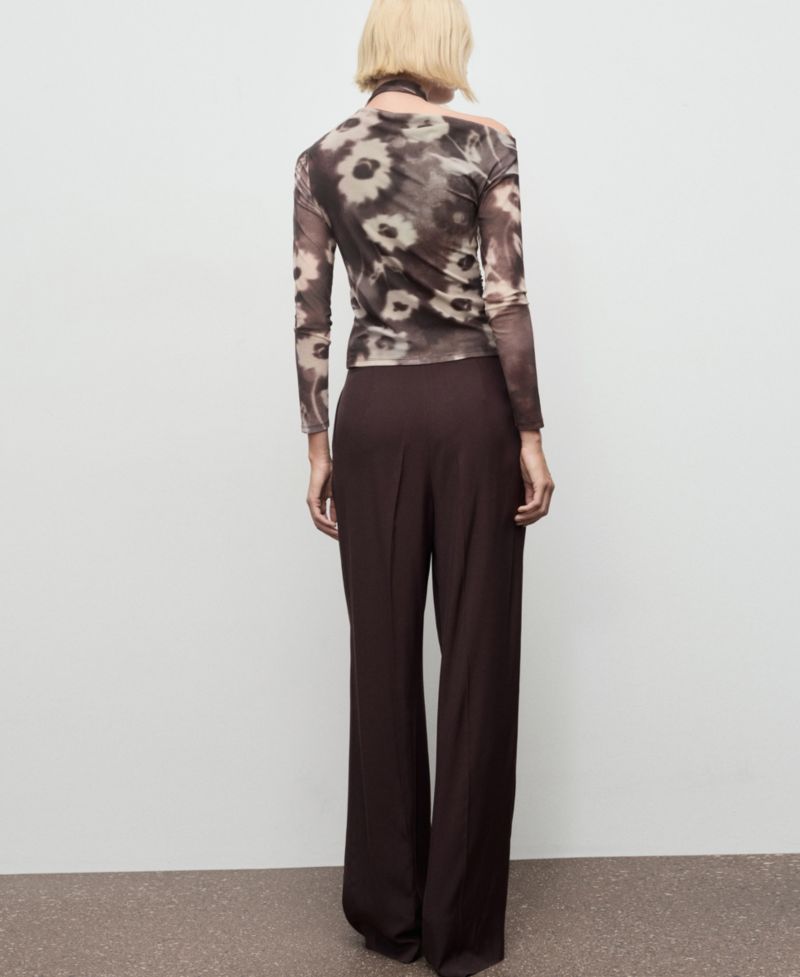 Women's Floral Scarf T-Shirt