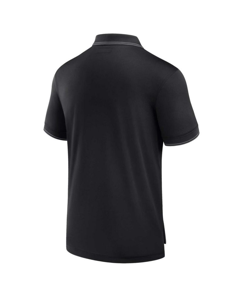 Men's Black Los Angeles Lakers Front Office Polo Shirt