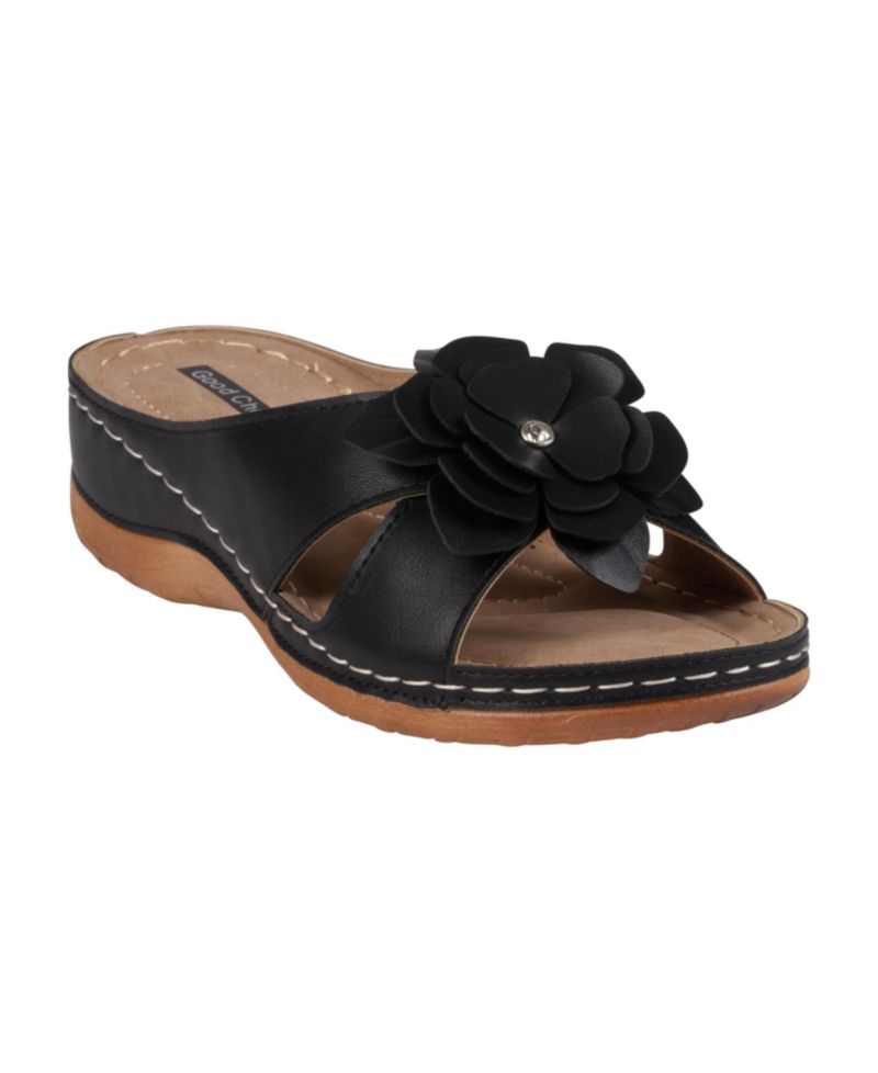 Women's Joy Flower Rosette Comfort Sandals
