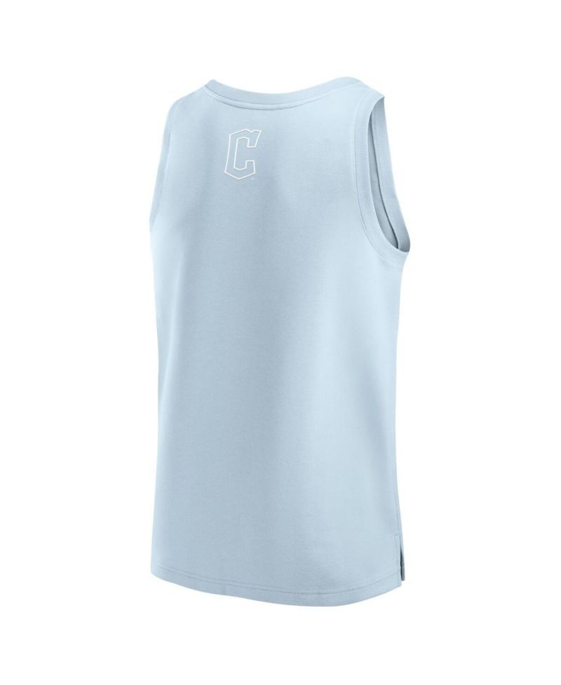 Men's Light Blue Cleveland Guardians Elements Tank Top