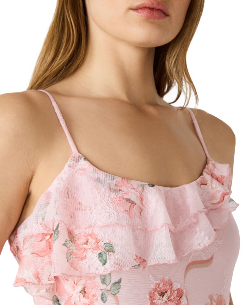 Women's Juliany Floral Printed Mesh Dress