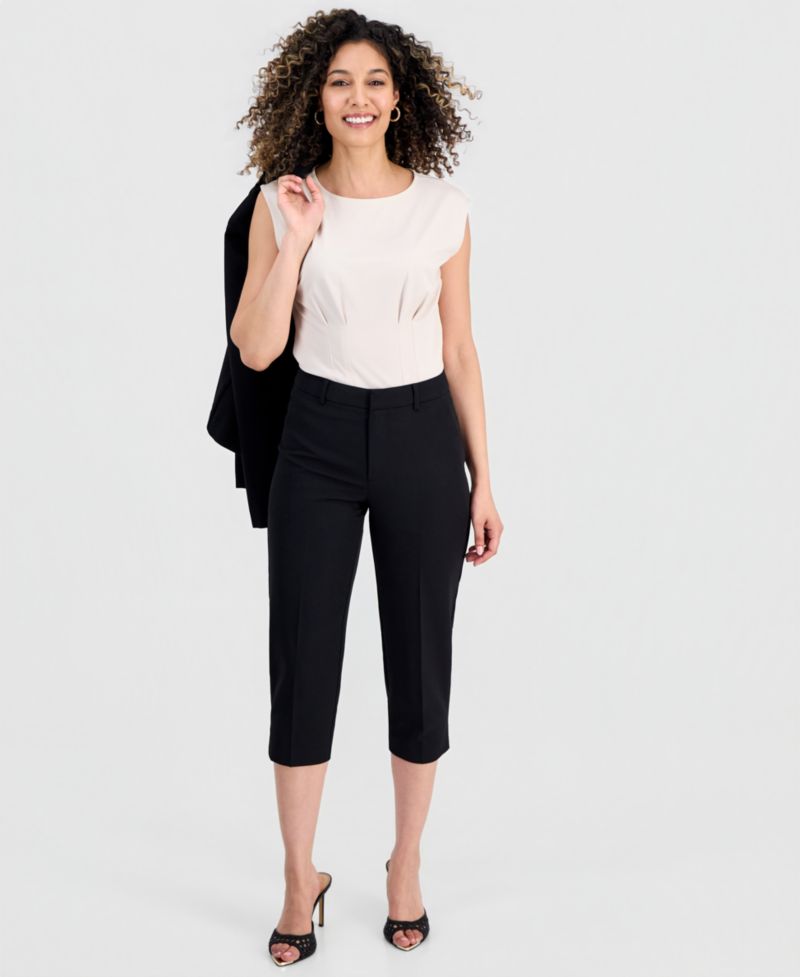 Petite Capri Slim Trousers