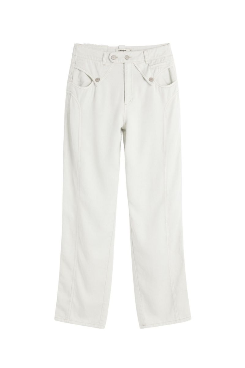 Women's Baggy Pants Buttons