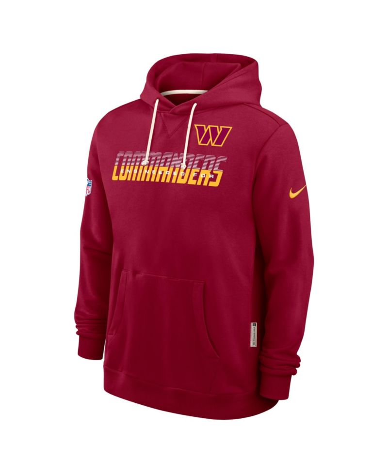 Men's Burgundy Washington Commanders Sideline Standard Issue Dri-FIT Hoodie