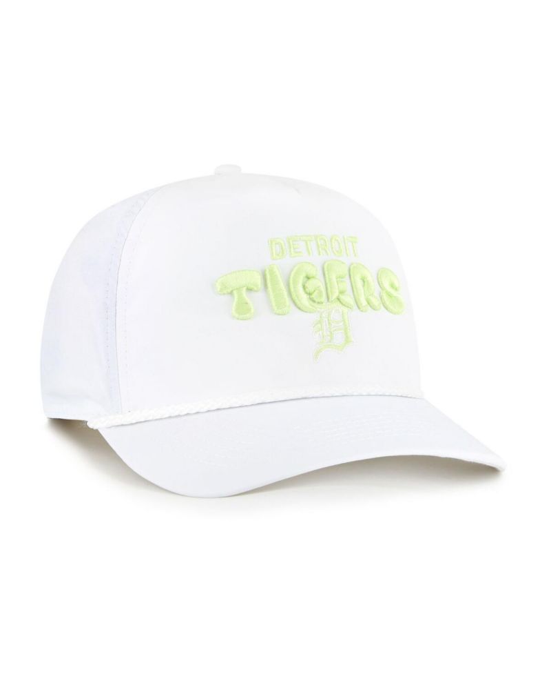 Women's White Detroit Tigers Bright Side Adjustable Hitch Hat