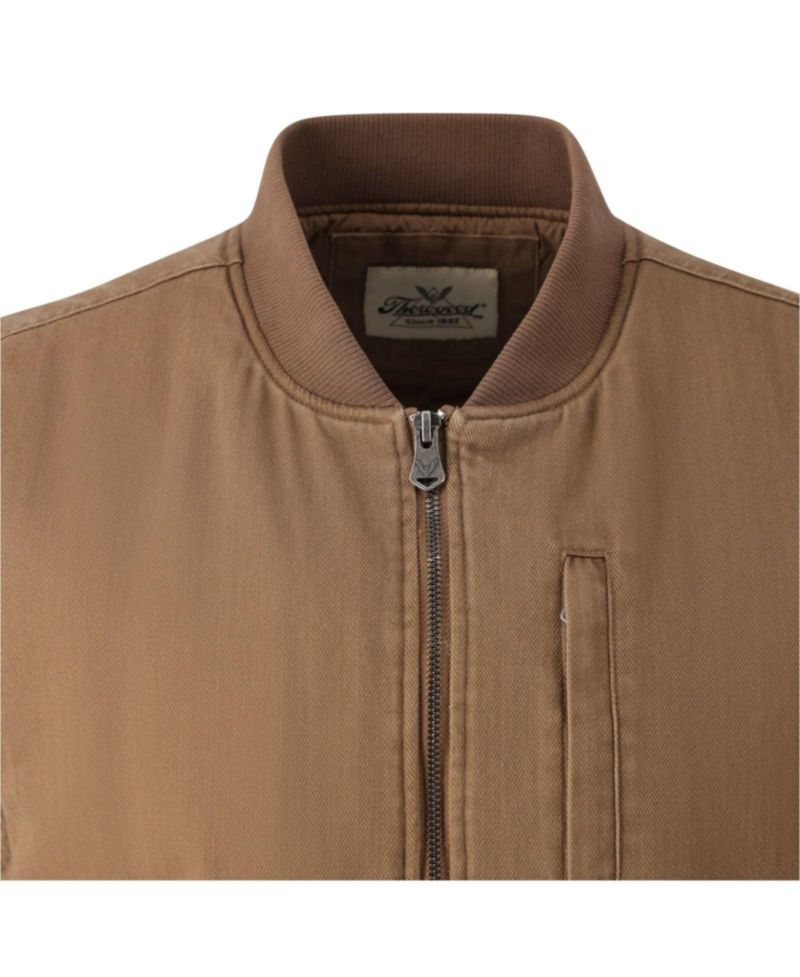 Men's Stone Wash Herringbone All Year Vest
