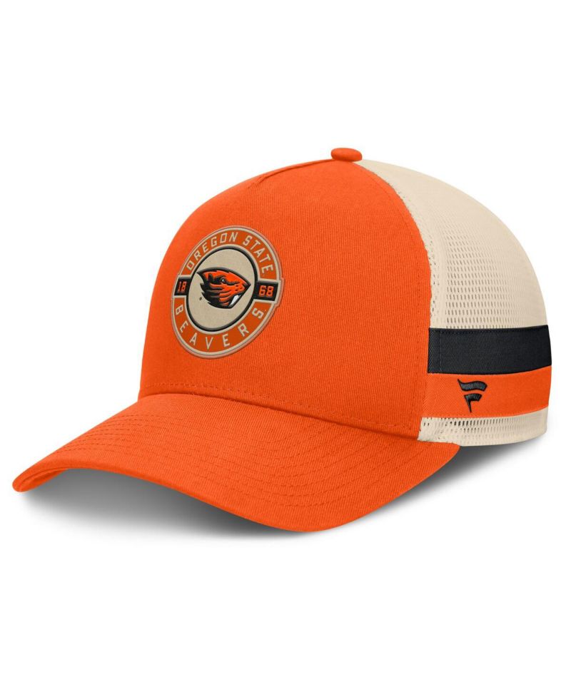 Men's Orange/Cream Oregon State Beavers Prestige Trucker Adjustable Hat