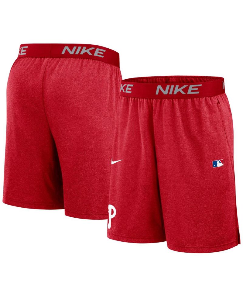 Men's Red Philadelphia Phillies Authentic Collection Performance Knit Shorts