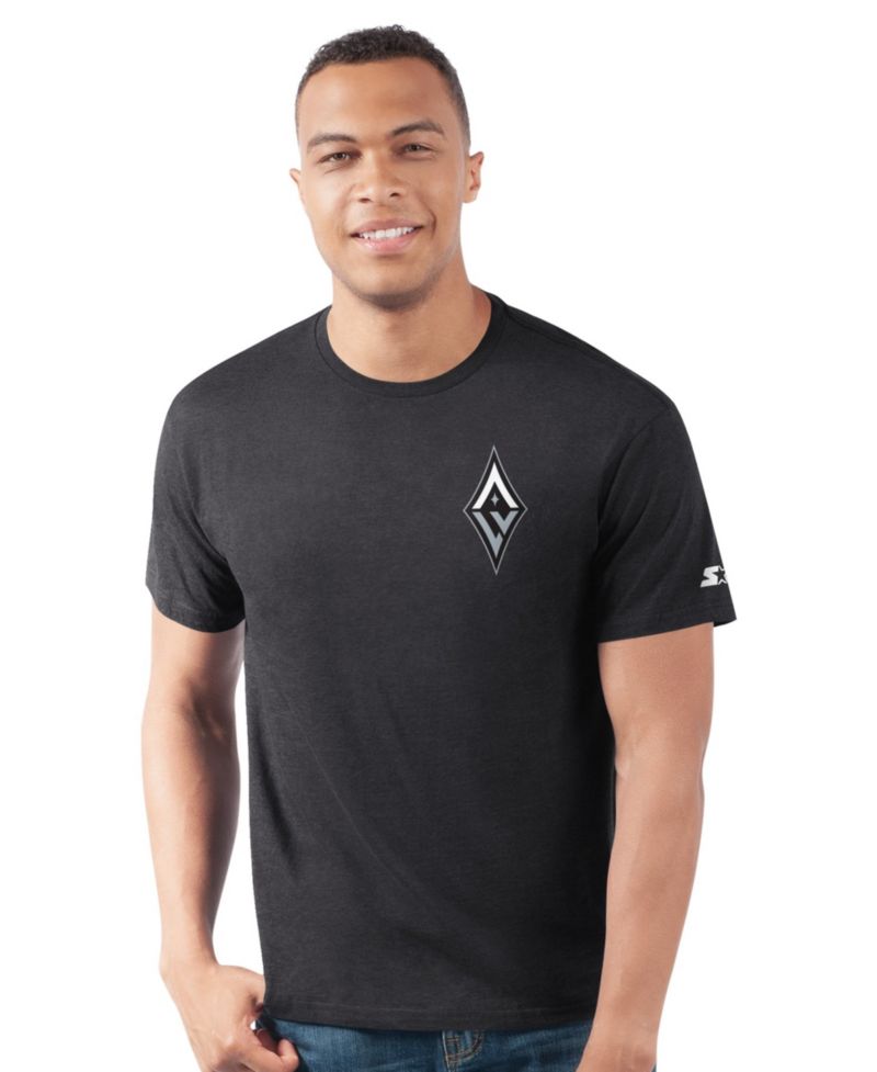 Men's Black Las Vegas Aces WNBA 30th Anniversary Prime Time T-Shirt