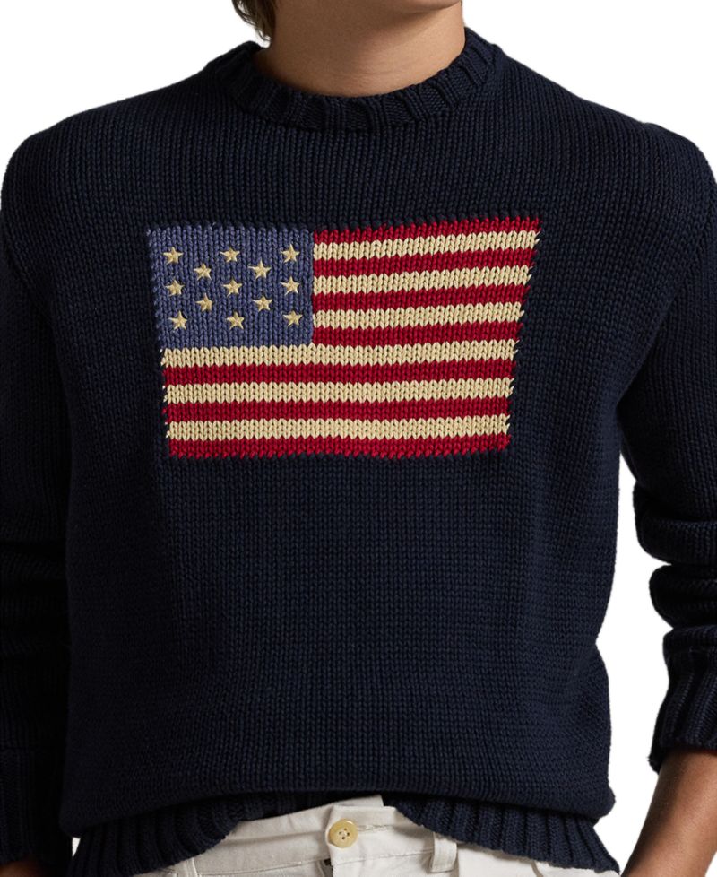 Big Boys The Iconic Flag Sweater