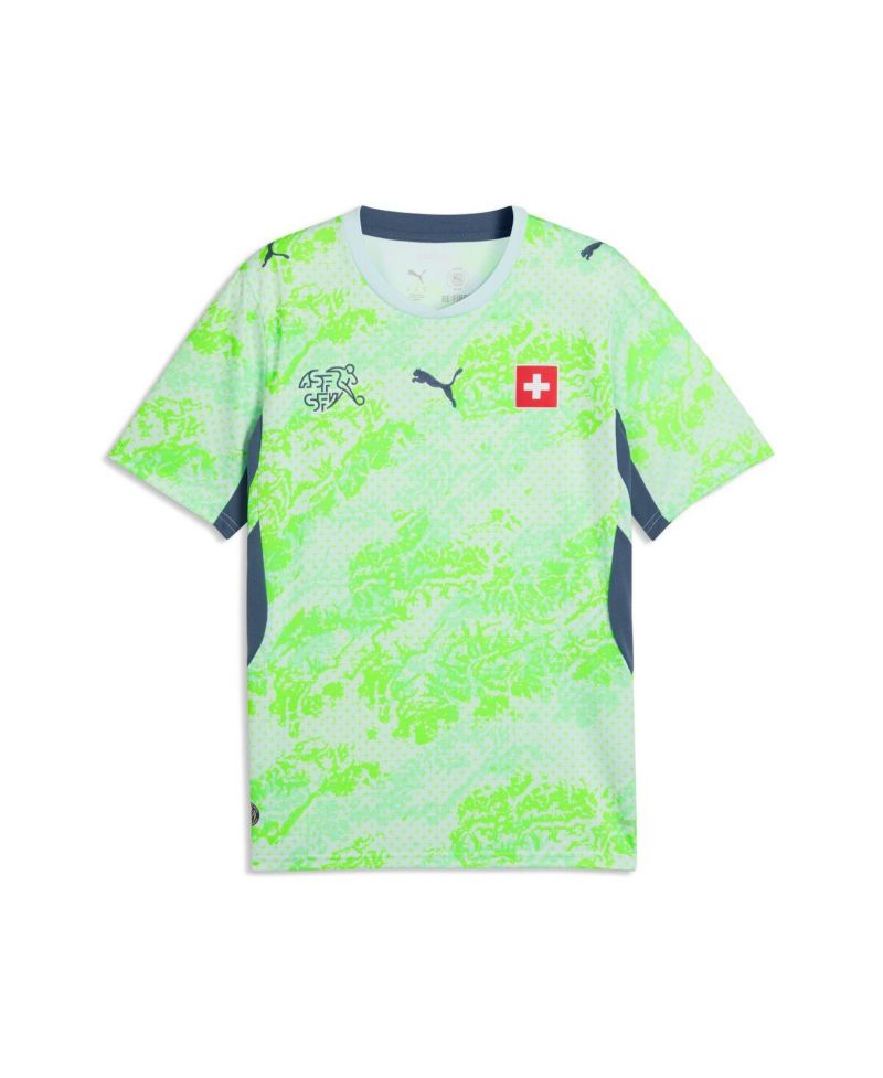Men's Green Switzerland National Team 2026 Away Replica Jersey