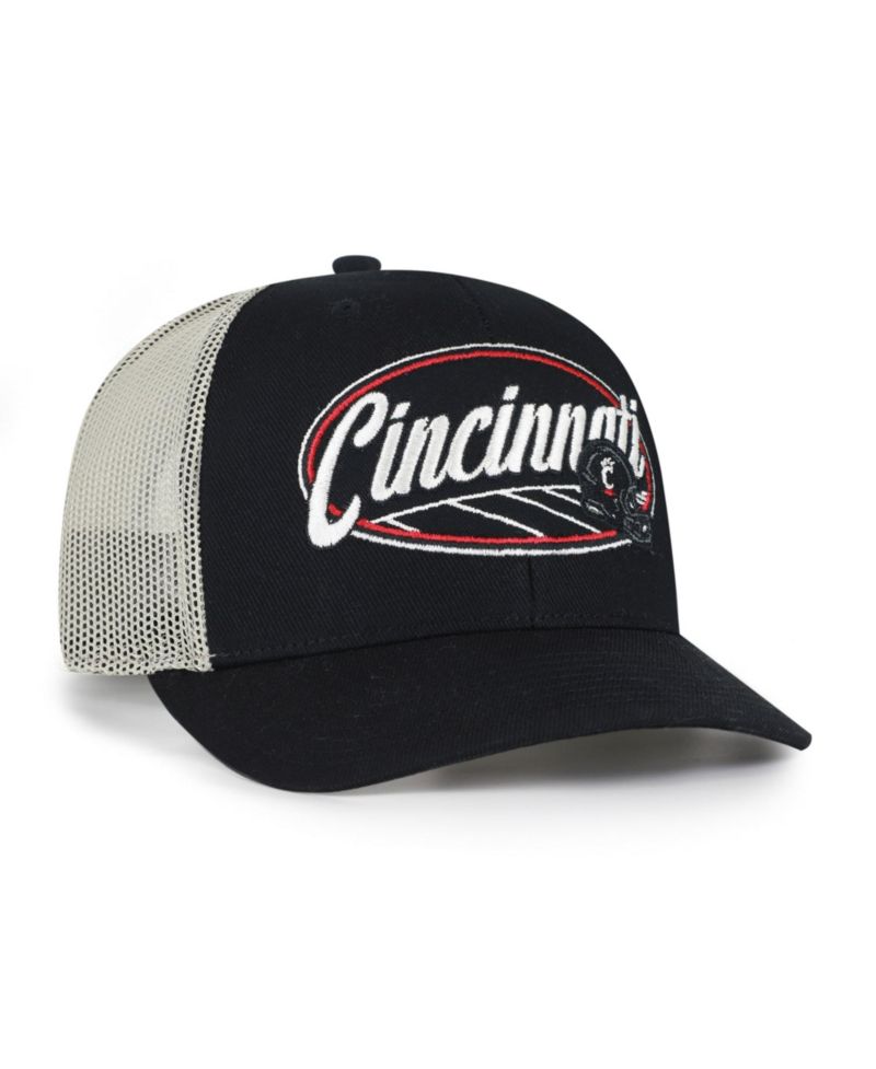 Men's and Women's '47 Black Cincinnati Bearcats Enfield Adjustable Trucker Hat