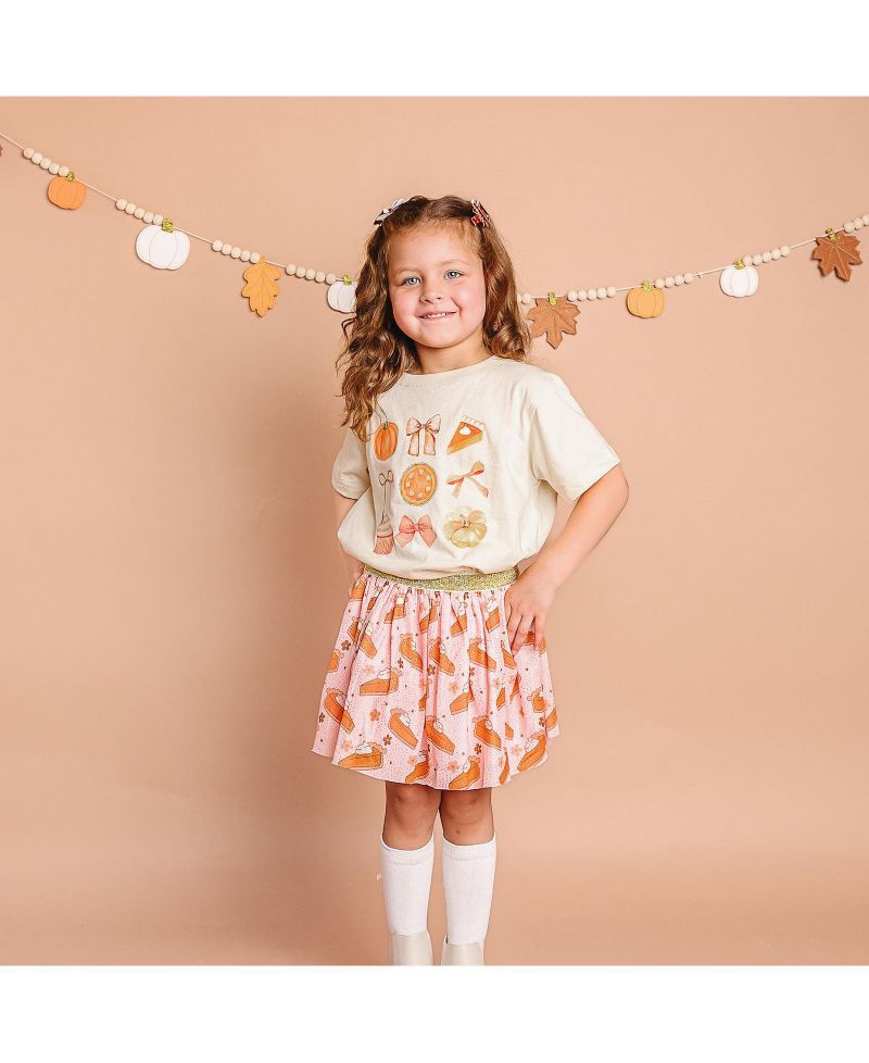 Baby Girls Pumpkin Pie Thanksgiving Tutu Skirt