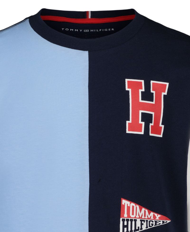 Boys' 8-20 Color-Block Logo Long-Sleeve T-Shirt