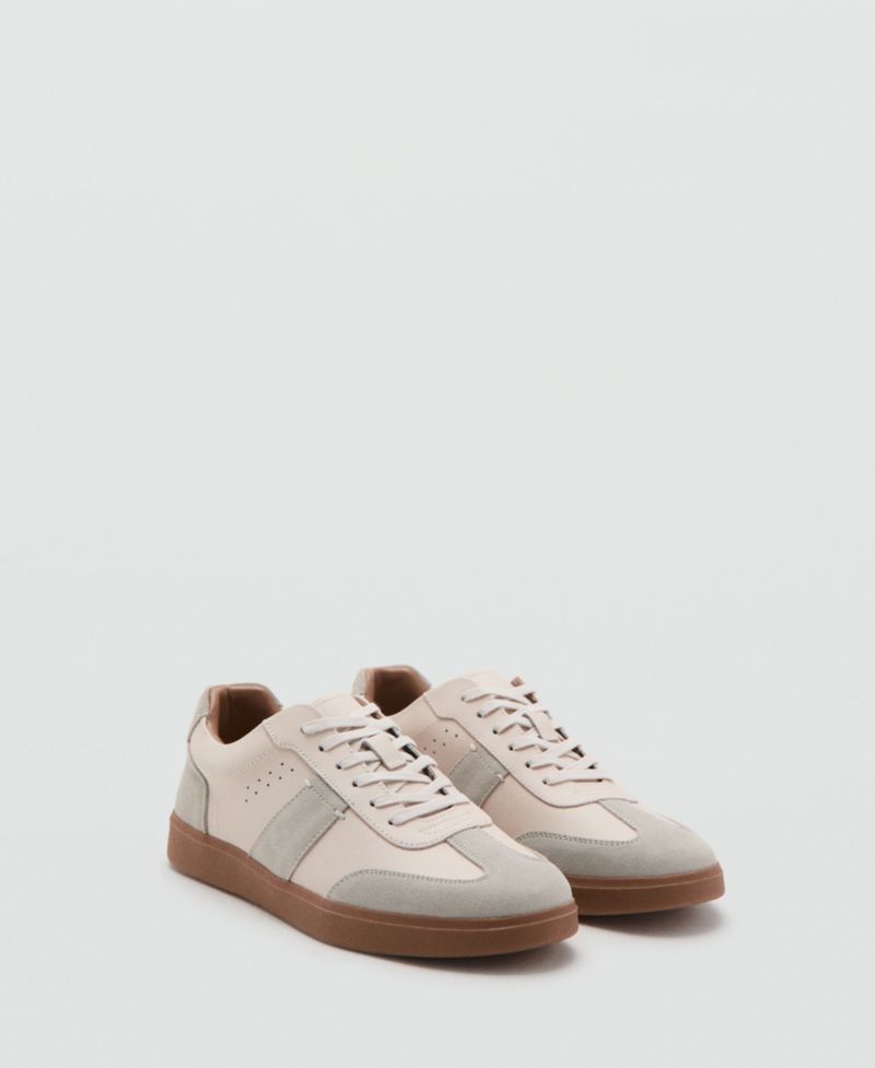 Men's Combined Leather Sneakers