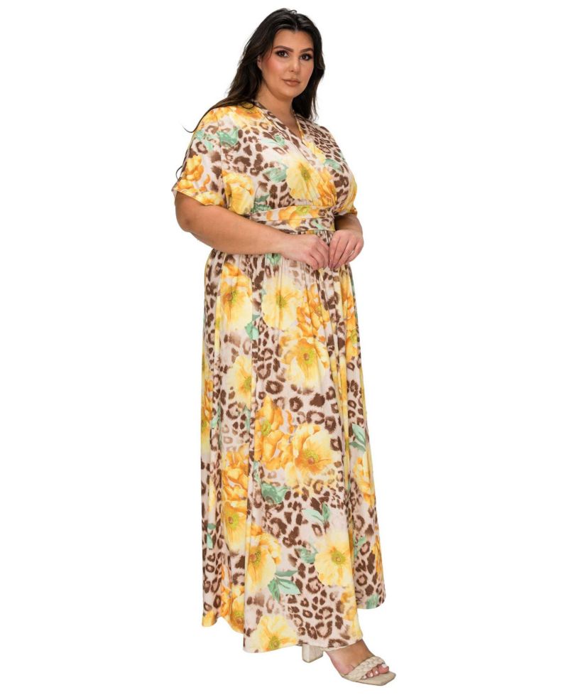 Plus Size Panthera Empire Waist Dress