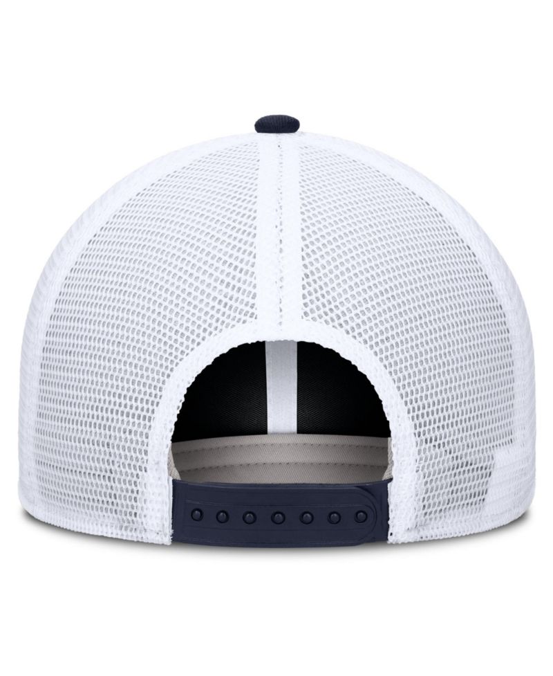 Men's and Women's Navy/White Arizona Wildcats Primetime Arched Trucker Adjustable Hat