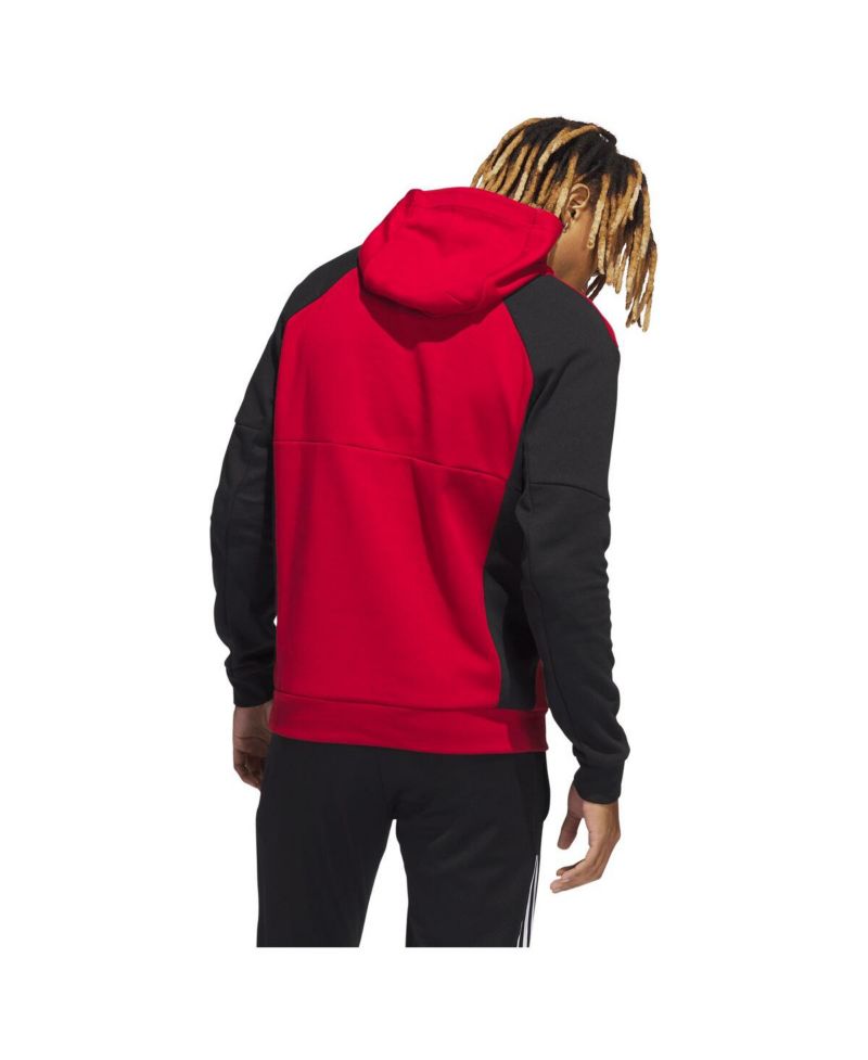 Men's Red Atlanta United FC Travel Pullover Hoodie