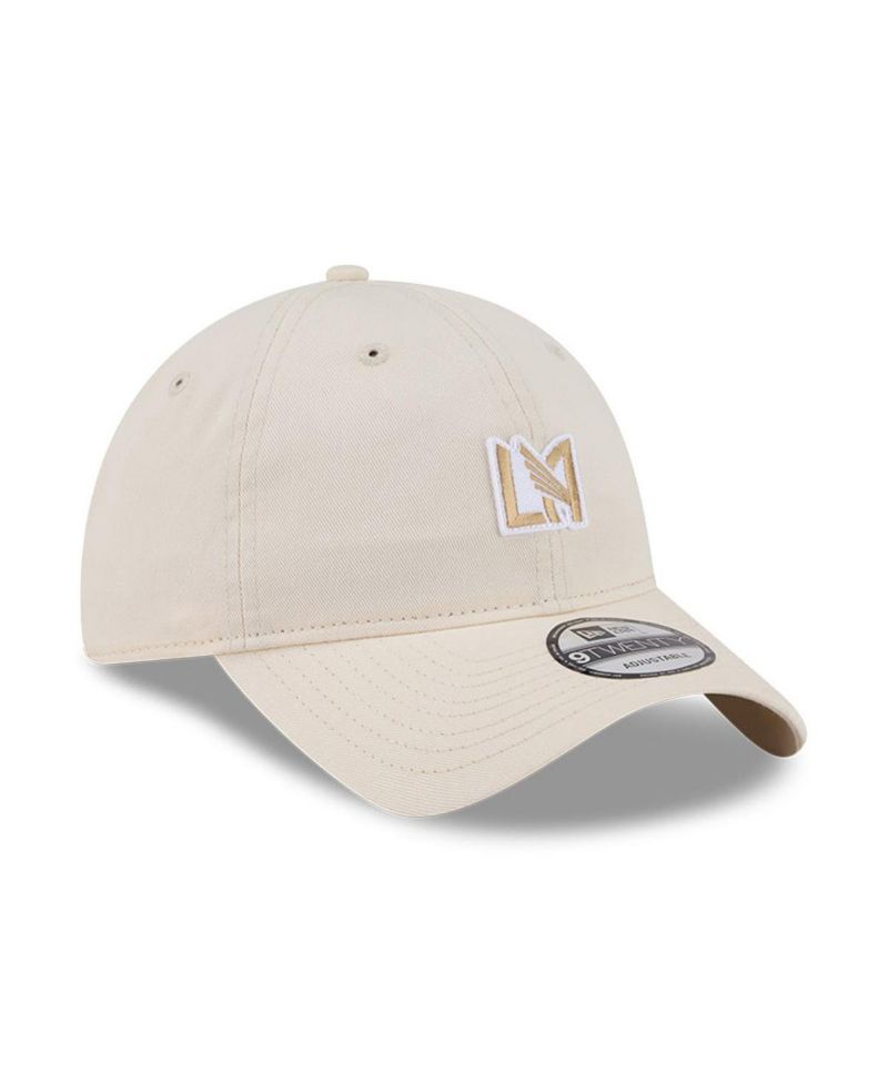 Men's Beige LAFC Micro Team Logo 9TWENTY Adjustable Hat