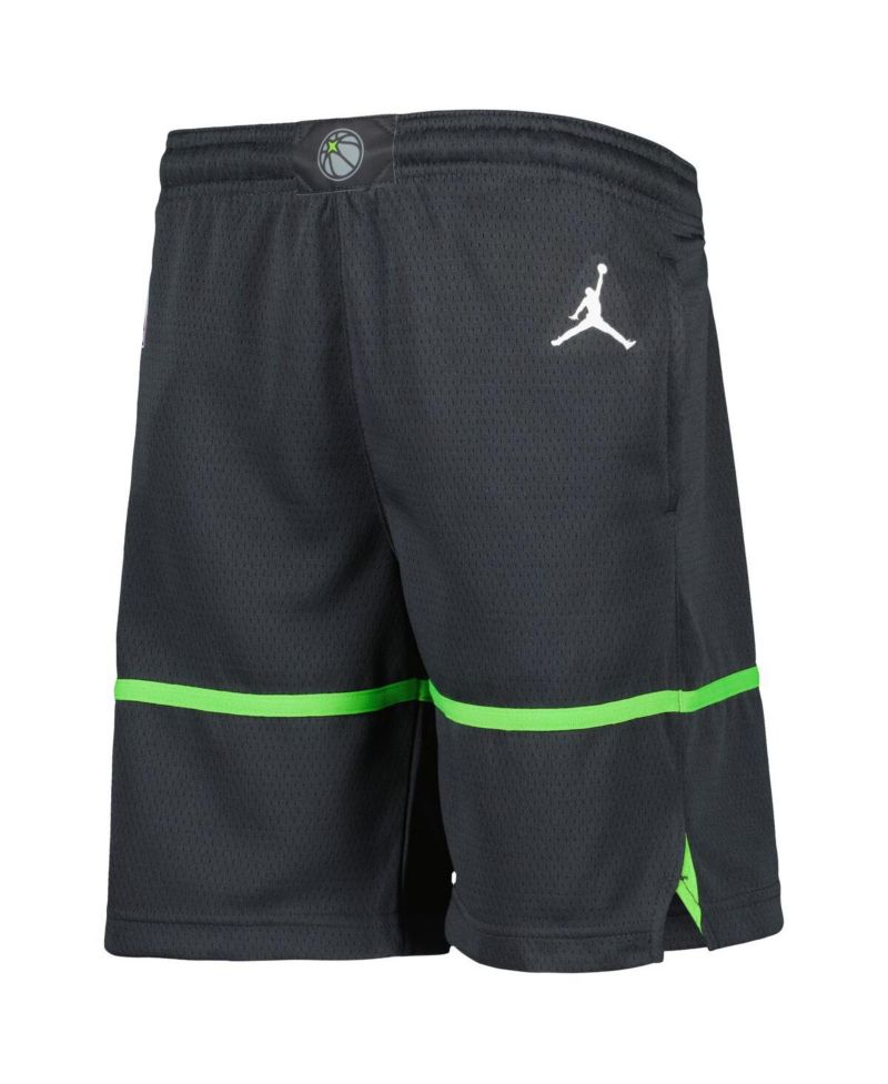 Big Boys and Girls Gray Minnesota Timberwolves Statement Edition Swingman Performance Shorts
