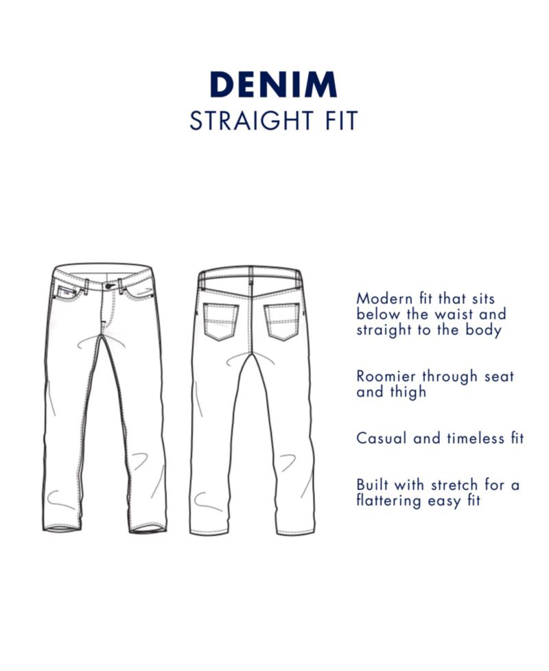 Men's Big & Tall Straight Fit Stretch Jeans
