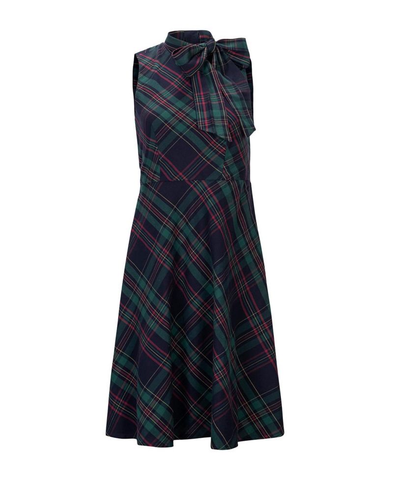 Women's Hope and Henry Organic Sleeveless Bow Neck Dress