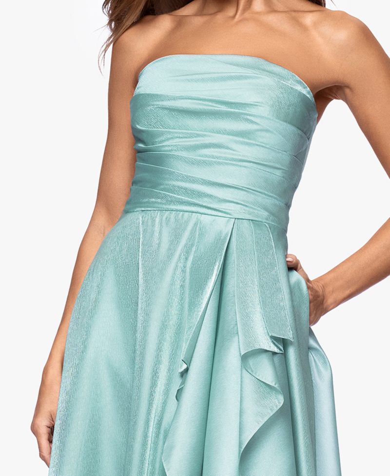 Petite Sleeveless Organza Ball Gown