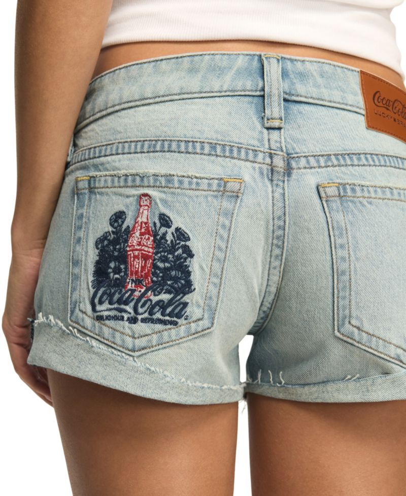 Women's Lucky Legend Low-Rise Coca Cola Shorts