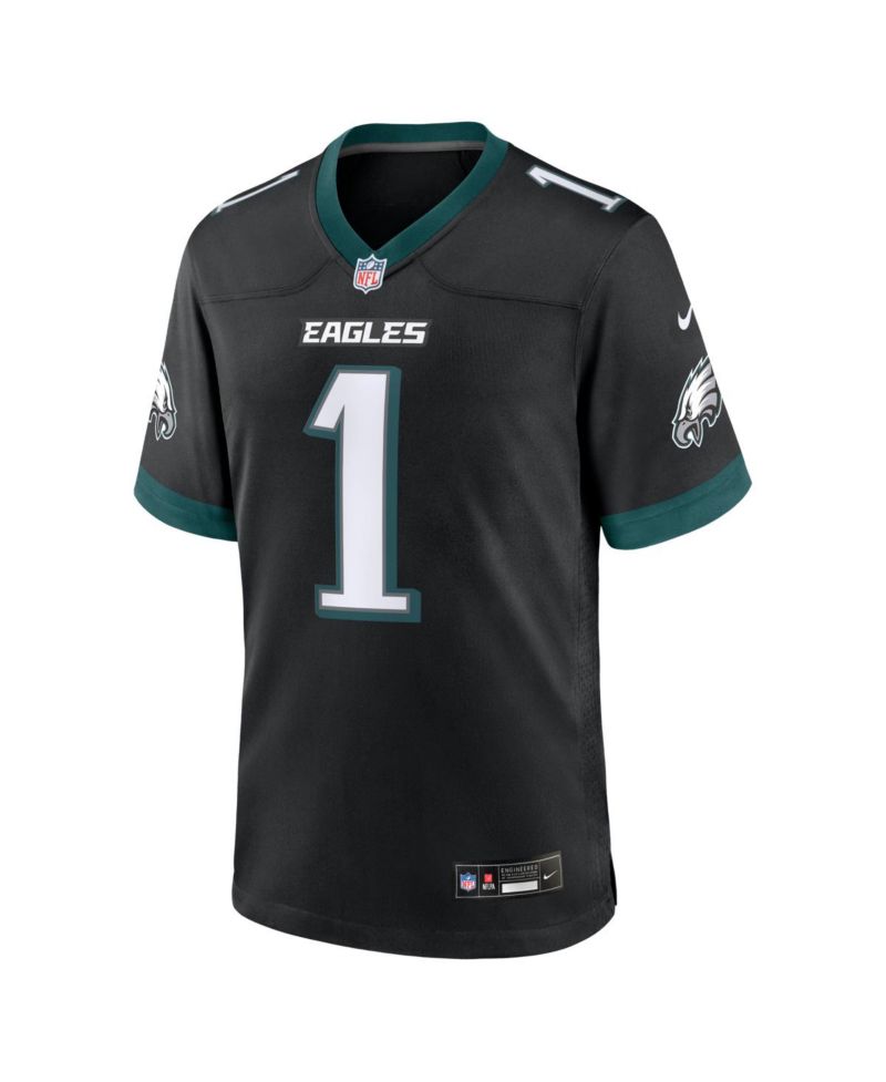 Men's Jalen Hurts Black Philadelphia Eagles Alternate Game Jersey
