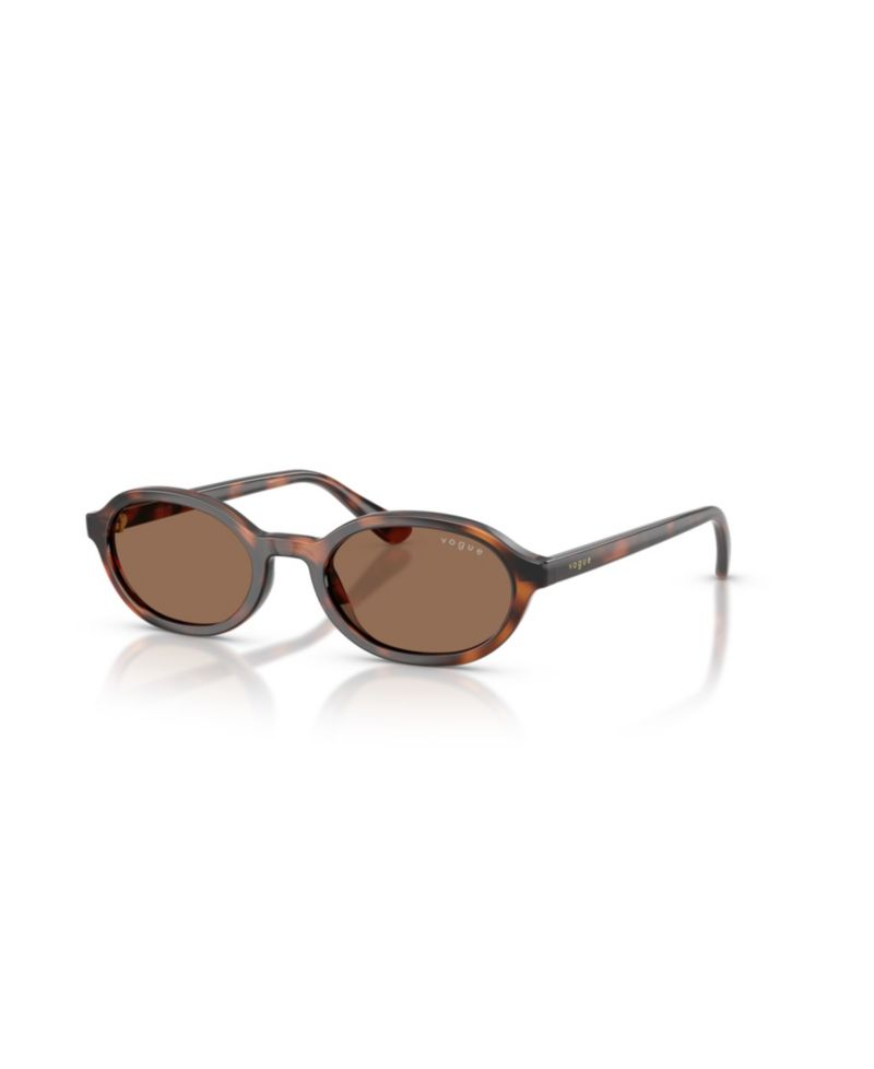 Kids' VJ2036 Oval Tortoise-Shell-Print Sunglasses