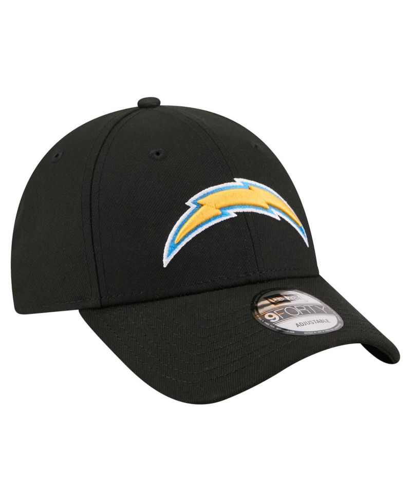 Men's Black Los Angeles Chargers Core Team 9FORTY Adjustable Hat