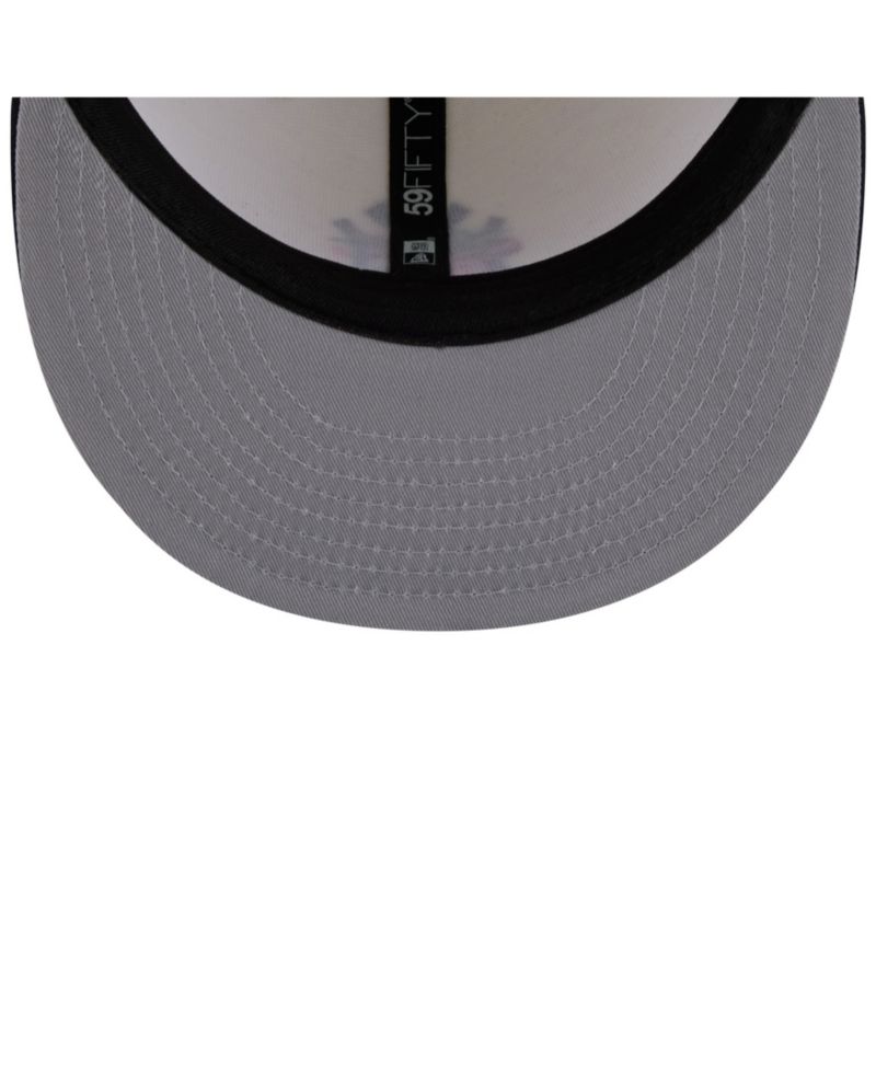 Men's White/Navy New York Yankees Blossom 59FIFTY Fitted Hat