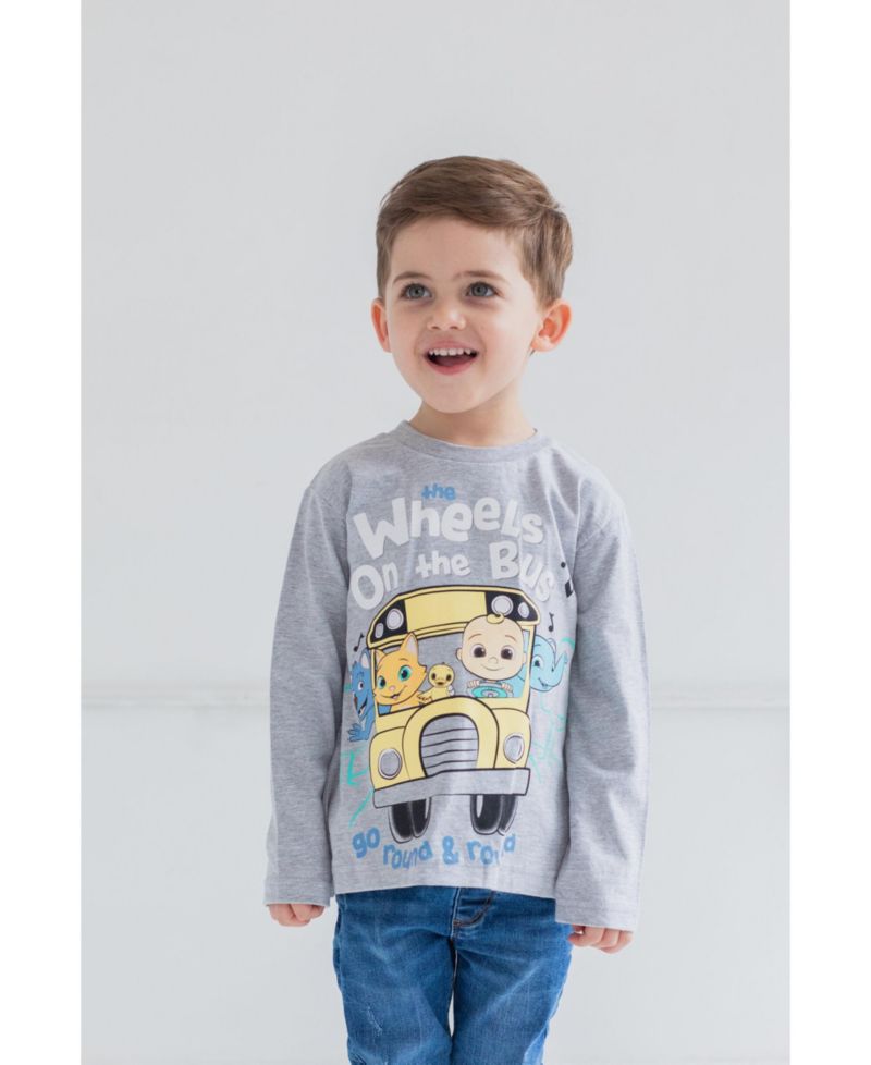 Baby Boys JJ 2 Pack Long Sleeve T-Shirts to