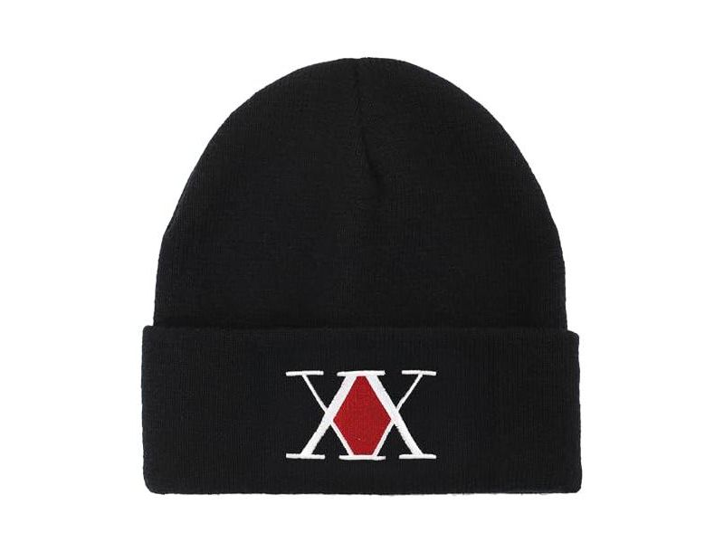 Men's Embroidered Logo Black Cuff Beanie.