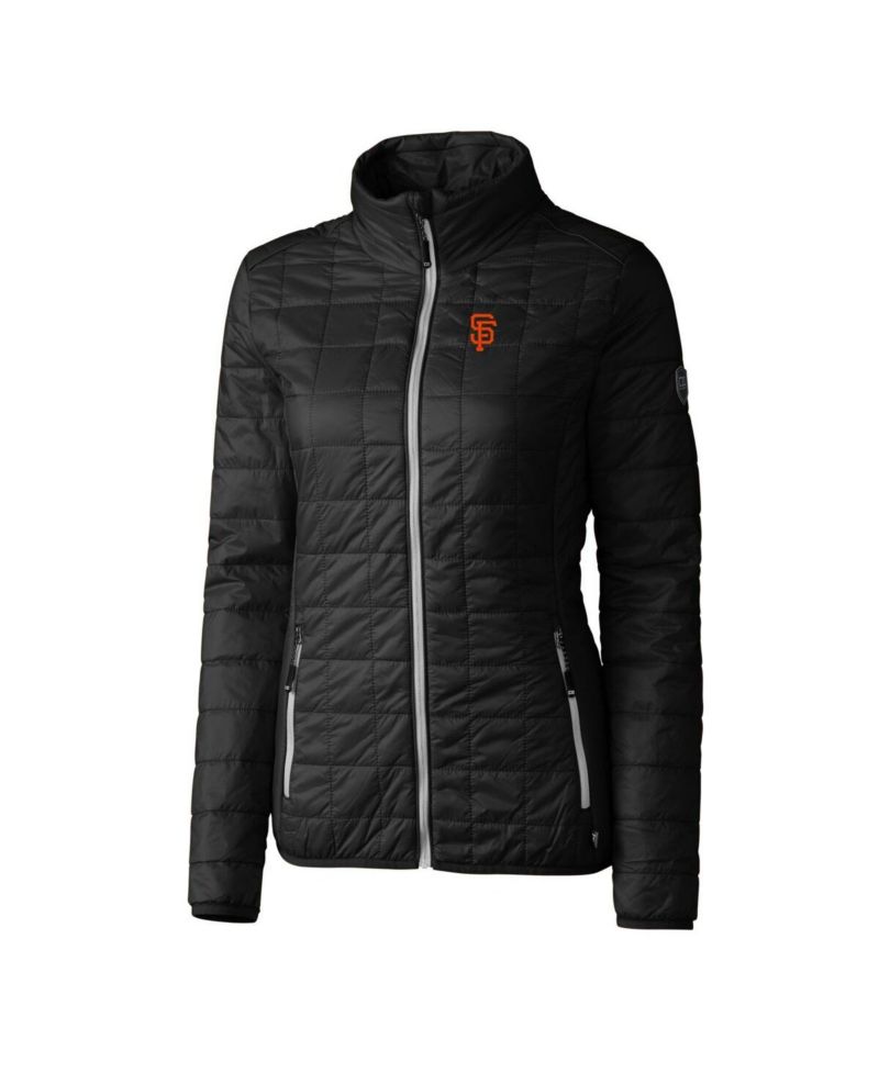 Women's Black San Francisco Giants Rainier PrimaLoft Eco Full-Zip Puffer Jacket