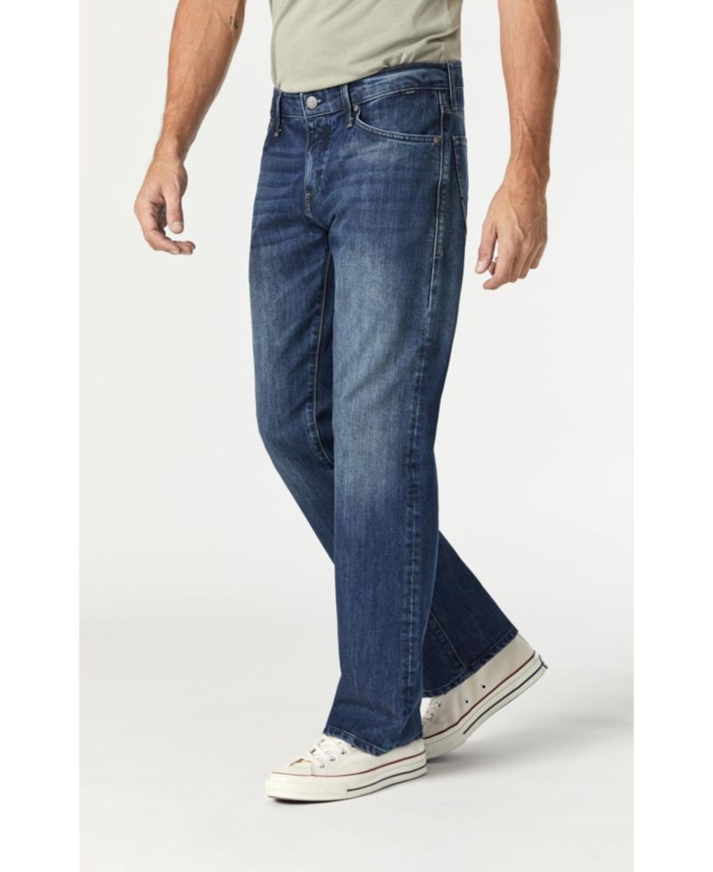 Men's Mavi Josh Bootcut in Mid Shaded Stanford